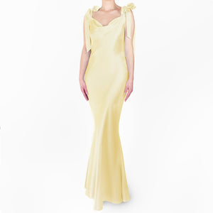 The Phoenix Gown With Shoulder Bows